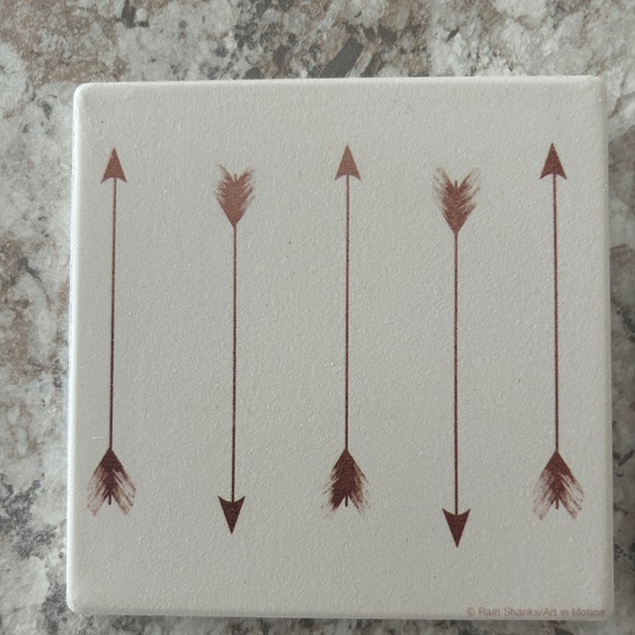 Thirtystone Boho Arrow Coasters Set of 2 - Picture 3 of 6